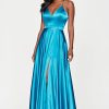 S10209 TEAL FRONT 100x100 Faviana S10252 Style Dress