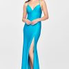 S10826 SEABLUE FRONT 100x100 Faviana S10825 Prom Dress