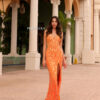 4150 ORANGE 0076 100x100 Primavera Couture 4151 Prom Dress