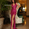 4153 FUSHIA 0247 100x100 Primavera Couture 4154 Prom Dress